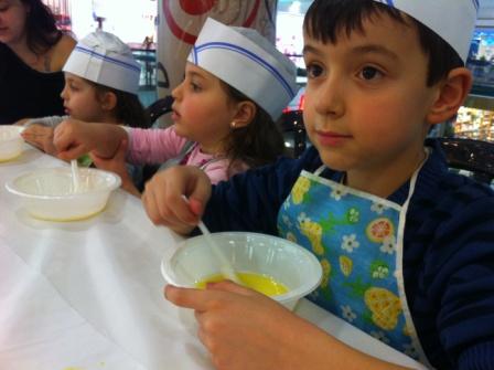 סדנאות בישול לילדים בקניון הזהב ראשון לציון